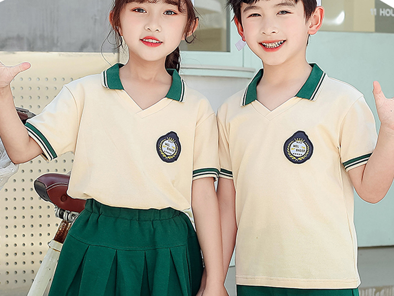 夏季纯棉校服定做